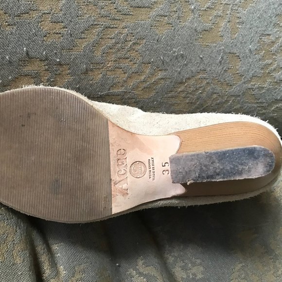 Acne tan Alma booties, size 35 - Picture 6 of 11